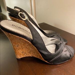 BCBGirls Cork Wedge Sandal